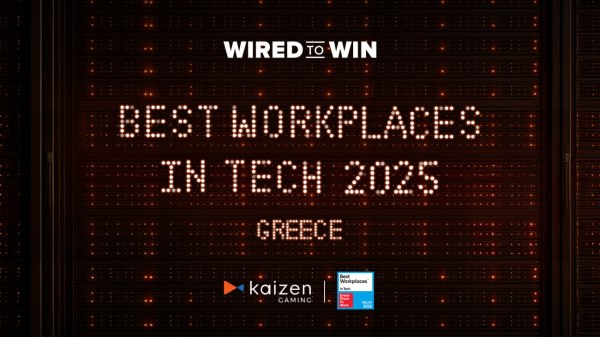 Η Kaizen Gaming για τρίτη συνεχόμενη χρονιά στα Best Workplace in Tech™