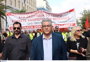 Κουτσούμπας: Η σημερινή μάχη για τον εργάσιμο χρόνο είναι μόνο η αρχή – Το σημείωμα στήριξης στον Π. Ρούτσι