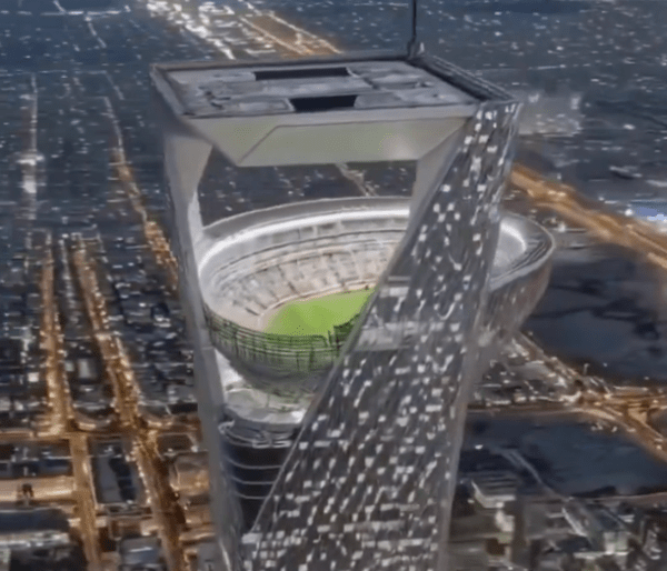 Σαουδική Αραβία: Απίθανο σχέδιο για ποδοσφαιρικό γήπεδο στον… αέρα (vid)