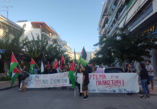 Καλαμάτα: Με συνθήματα υπέρ της Παλαιστίνης διαδηλωτές «υποδέχτηκαν» το ισραηλινό «Crown Iris»