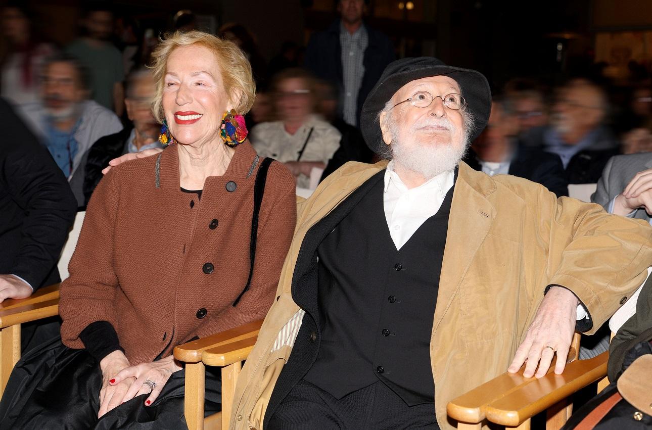 Άσπα και Διονύσης Σαββόπουλος στην παρουσίαση του ντοκιμαντέρ «Χαίρω πολύ, Σαββόπουλος»/ NDP Photo Agency