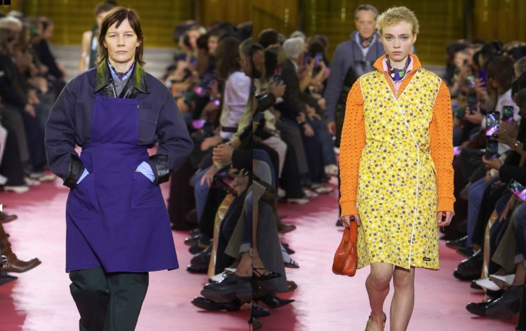 Η Miu Miu φέρνει τις ποδιές στην πασαρέλα – «Σύμβολο εργασίας και φροντίδας» λέει η Miuccia Prada