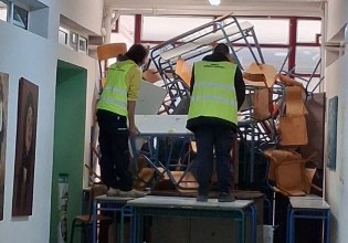 Εκτεταμένοι βανδαλισμοί στο Γυμνάσιο Ραφήνας-Εικόνες σοκ από το σχολείο