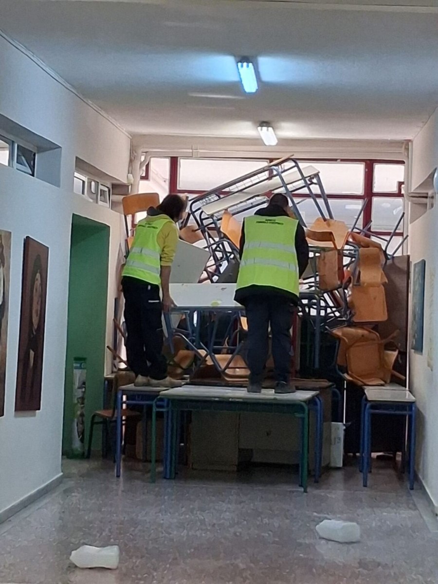 Εκτεταμένοι βανδαλισμοί στο Γυμνάσιο Ραφήνας-Εικόνες σοκ από το σχολείο