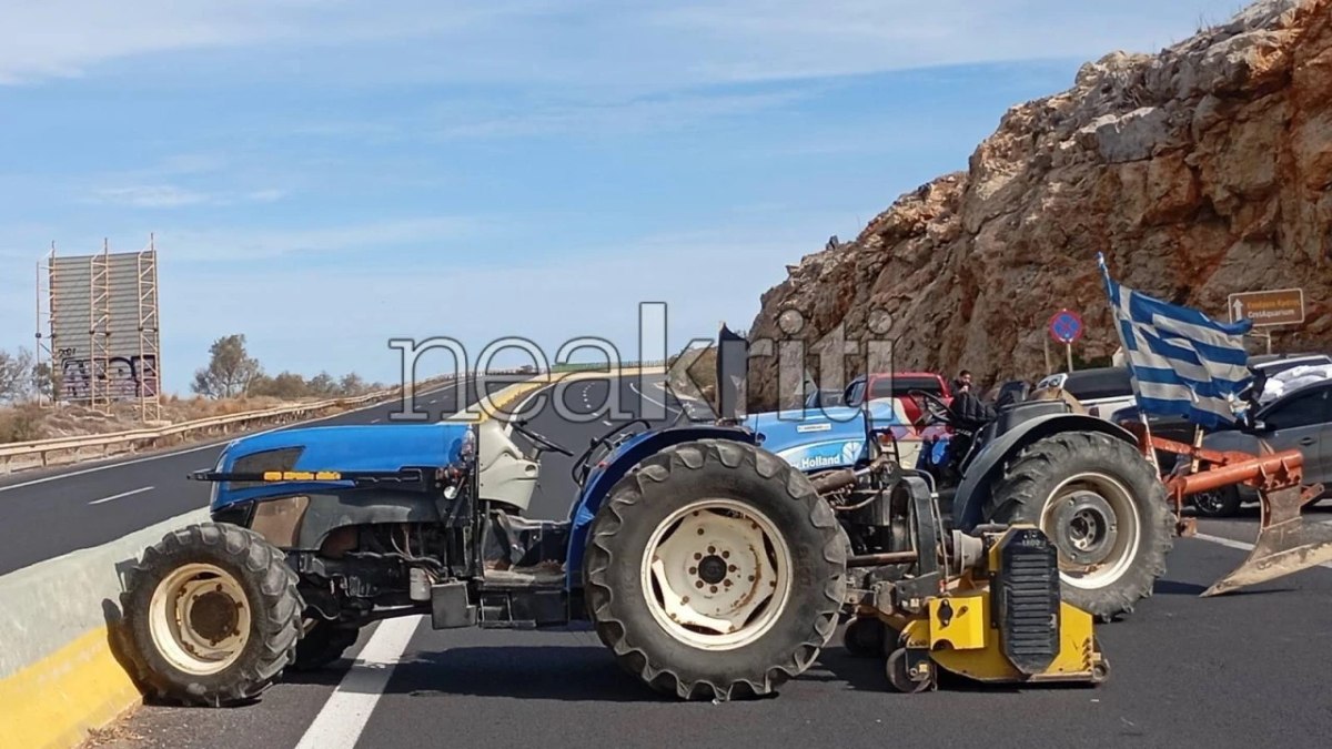 Κρήτη: Mε αμείωτη ένταση οι κινητοποιήσεις των αγροτών – Τέσσερα τα μπλόκα