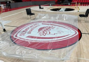 Ολυμπιακός: Πλημμύρισε ξανά το ΣΕΦ από τη βροχή (pic)