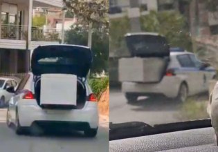 Καματερό: Περιπολικό μετέφερε… ψυγείο – Διατάχθηκε ΕΔΕ