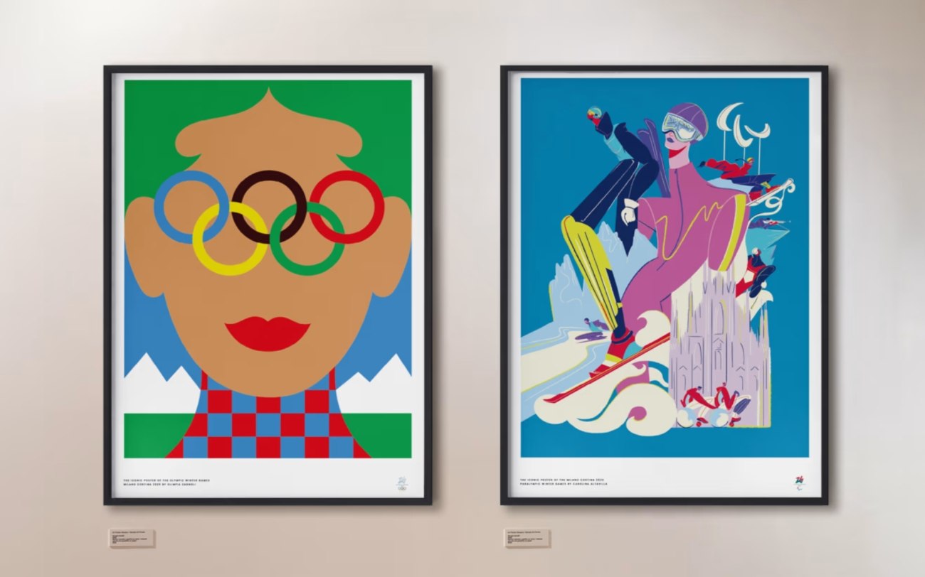 Oι αφίσες των Χειμερινών Ολυμπιακών και Παραολυμπιακών Αγώνων Milano Cortina 2026