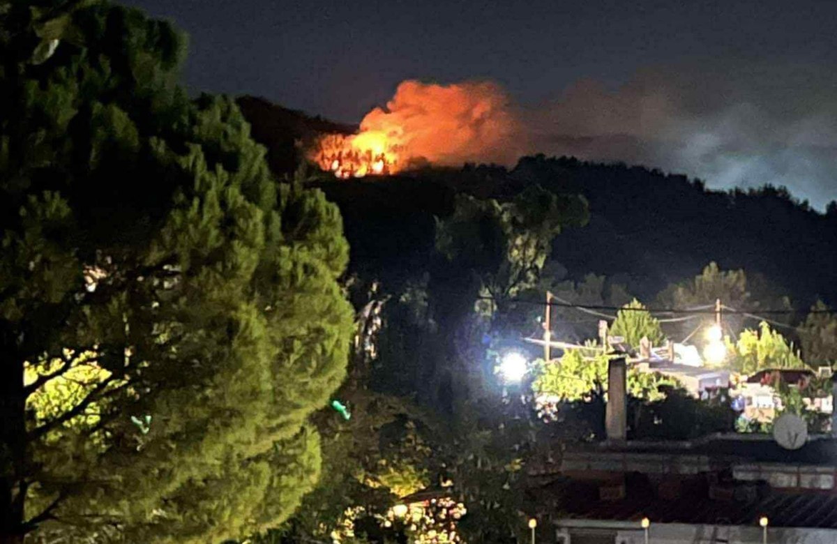 Φωτιά στη Ρόδο – Καίει σε δασική έκταση ανάμεσα σε Αρχίπολη και Ελεούσα