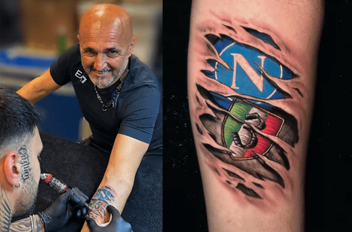 Ο Σπαλέτι και το τατουάζ για τη Νάπολι πυροδοτεί αντιδράσεις στη Γιουβέντους (pic)