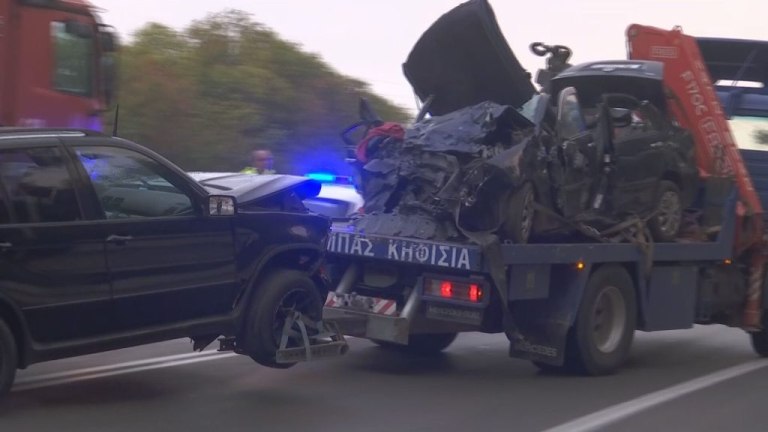 Τροχαίο στις Αφίδνες: Δύο νεκροί σε σύγκρουση οχημάτων στον παράδρομο της Αθηνών-Λαμίας