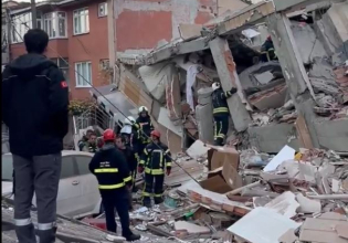 Τουρκία: Κατέρρευσε εξαώροφο κτίριο – Φόβοι για εγκλωβισμένους