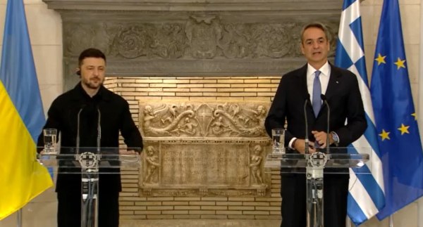 Σε εξέλιξη οι κοινές δηλώσεις Ζελένσκι με Μητσοτάκη -Υπογράφηκε παρουσία Γκίλφοϊλ η συμφωνία για το φυσικό αέριο