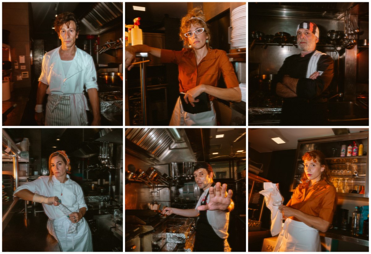 Ο Μιχάλης Σαράντης και οι υπόλοιποι ηθοποιοί της παράστασης μάς ξεναγούν στην «Κουζίνα» τους