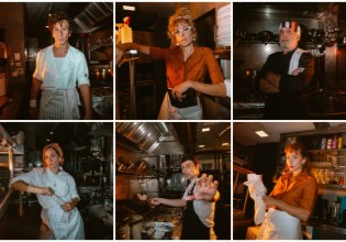 Ο Μιχάλης Σαράντης και οι υπόλοιποι ηθοποιοί της παράστασης μάς ξεναγούν στην «Κουζίνα» τους