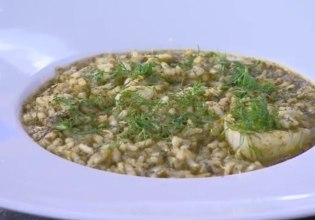 Συνταγή: Ριζότο με πράσο και λεμόνι