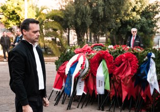 Στεφάνι στη μνήμη όσων αγωνίστηκαν ενάντια στο δικτατορικό καθεστώς κατέθεσε ο Δήμαρχος Αθηναίων