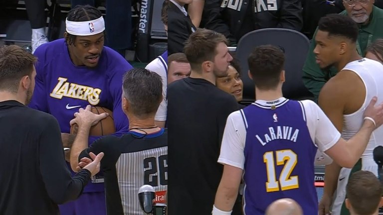 Η «επέμβαση» του Αντετοκούνμπο: Έδωσε την μπάλα του αγώνα σε rookie των Λέικερς παρά το «όχι» των διαιτητών (vid)