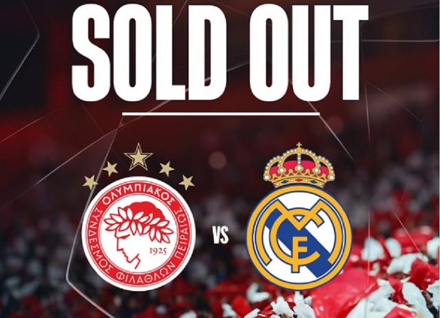Ολυμπιακός: Εξαντλήθηκαν τα εισιτήρια ενόψει Ρεάλ! – Ρεκόρ αιτήσεων για ένα «μαγικό χαρτάκι»