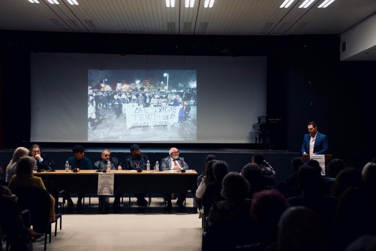 Τέμπη: Μαζική η εκδήλωση του Κινήματος Δημοκρατίας - Παρόντες Πάνος Ρούτσι και Βασίλης Χατζηχαραλάμπους