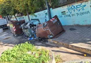 Βανδαλισμοί και εμπρησμοί κάδων από αγνώστους στον Δήμο Βύρωνα