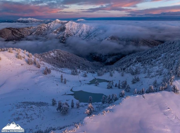 Βάλια Κάλντα: Ντύθηκε στα λευκά – H πρώτη αξιόλογη χιονόπτωση