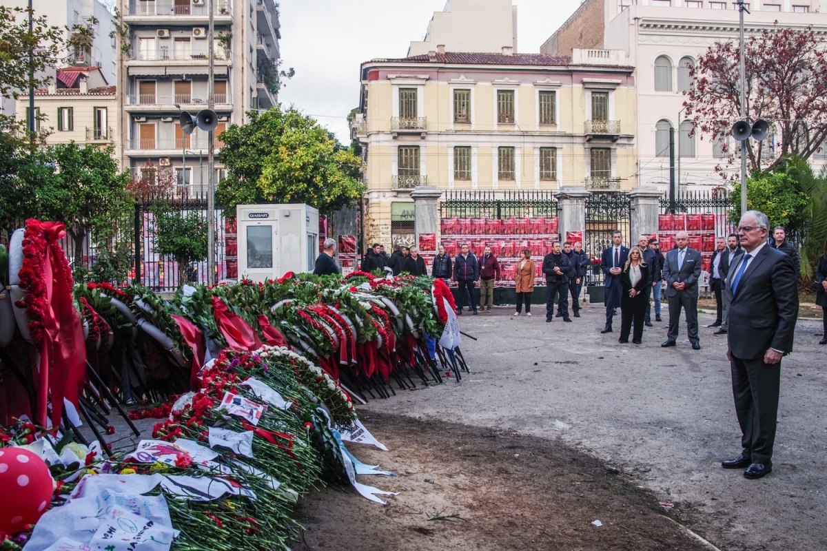 Τασούλας: Η φωνή του Πολυτεχνείου γίνεται σήμερα χρέος για δημοκρατική πολιτεία και προκοπή