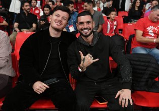 Ολυμπιακός – Παρτιζάν: Στο ΣΕΦ οι Μπιανκόν και Καμπελά (pics)