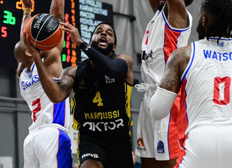 Πανιώνιος - Μαρούσι 92-80: Δεύτερη νίκη για τους Αμαρουσιώτες, 0/6 οι «κυανέρθροι»