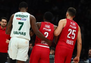 Ολυμπιακός – Ζαλγκίρις Κάουνας 95-78: Νίκη υπό τη «σκιά» του τραυματισμού του Κίναν Έβανς