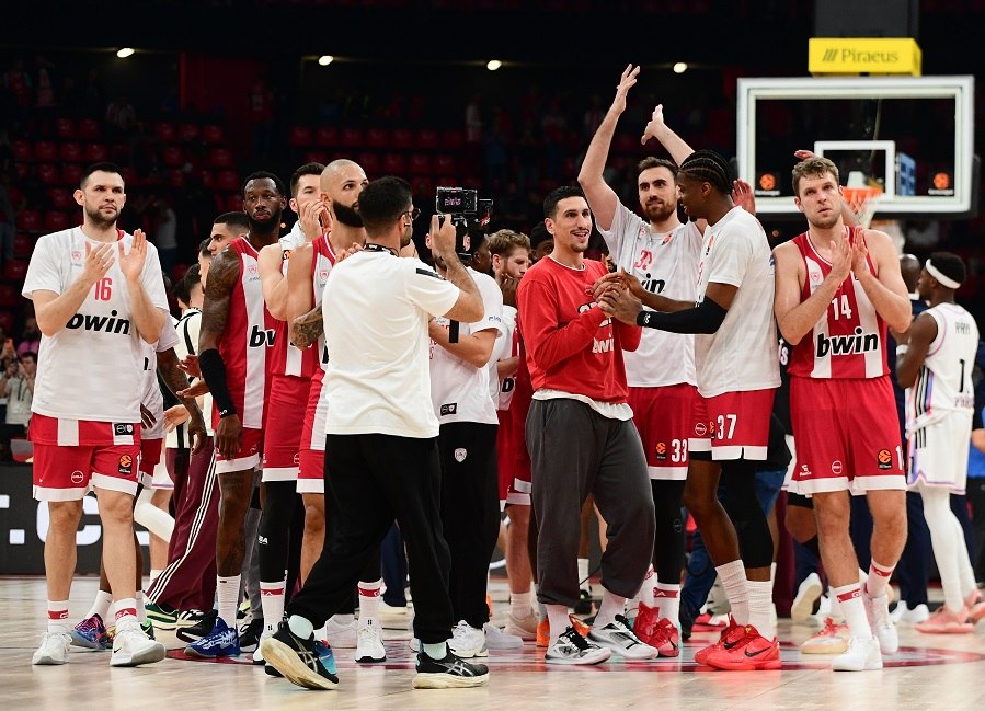 Βαθμολογία Euroleague: Πώς διαμορφώθηκε μετά τη νίκη του Ολυμπιακού επί της Παρί
