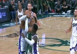 Απίστευτη φάση: Ο Γουέστμπρουκ έπαιξε άμυνα στον Αντετοκούνμπο με… κεφαλοκλείδωμα (vid)