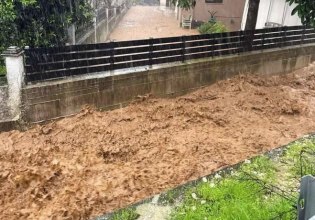 Κακοκαιρία: Προβλήματα σε Φιλιππιάδα και Καλαμπάκα – Πλημμυρισμένοι δρόμοι και κατολισθήσεις 