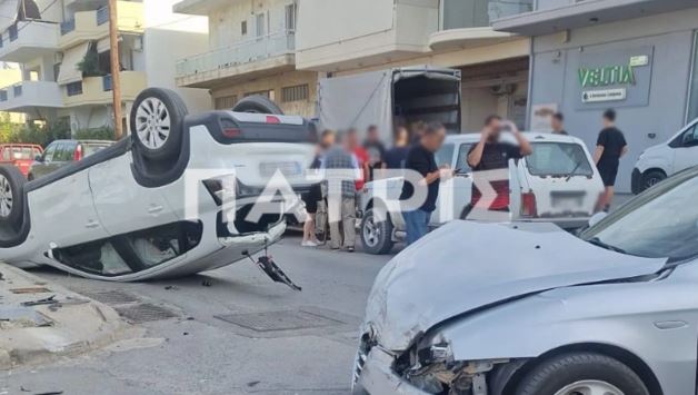 Σοβαρό τροχαίο στο Ηράκλειο Κρήτης – Άγιο είχε η οδηγός