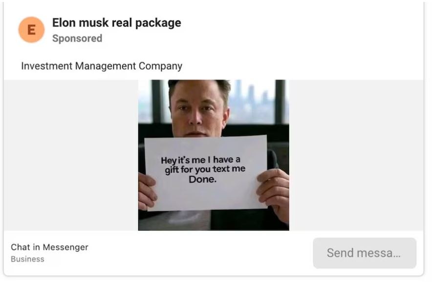 Ο Έλον Μασκ εμφανίζεται να διαφημίσει επενδύσεις σε παραπλανητική καταχώρηση (Reuters)