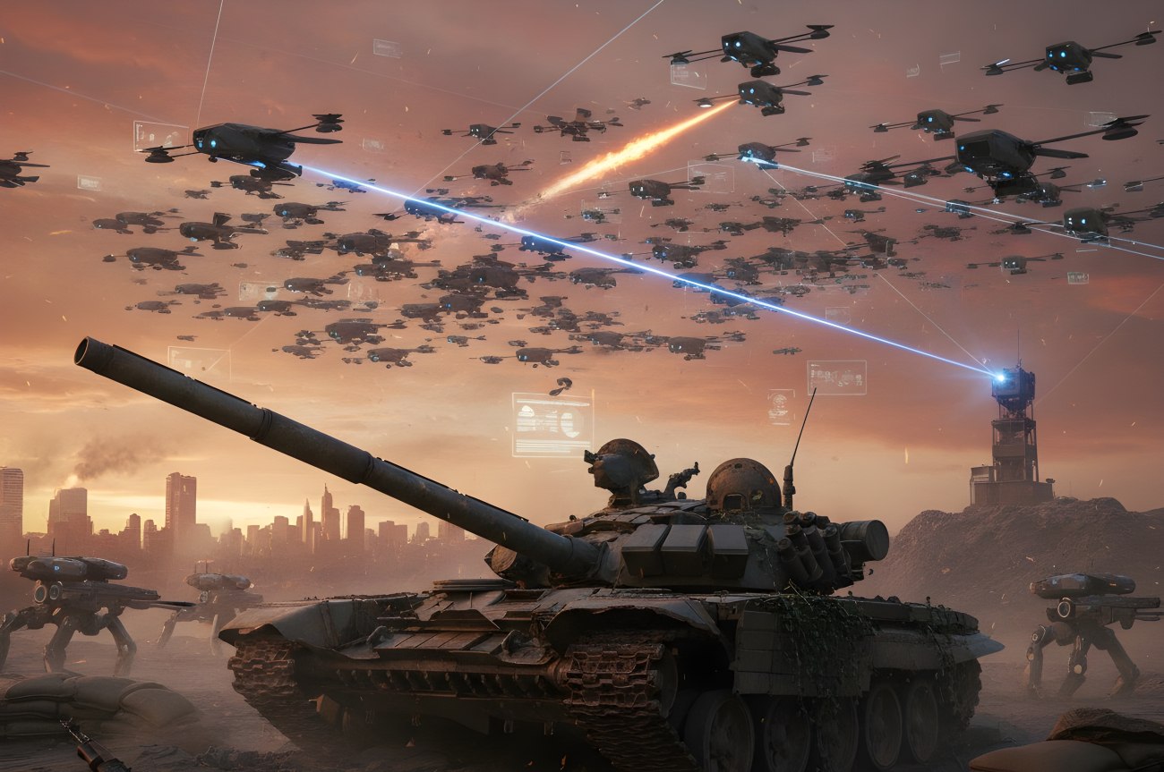 Από τα ατσάλινα θηρία στα σμήνη AI – Ποια οπλικά συστήματα παραδίδουν τη σκυτάλη