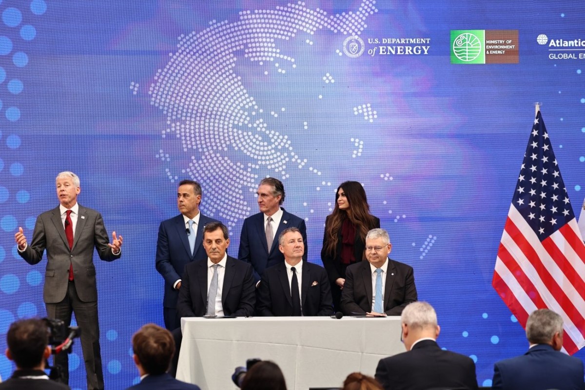 Από την τελετή υπογραφής της συμφωνίας στο Ζάππειο