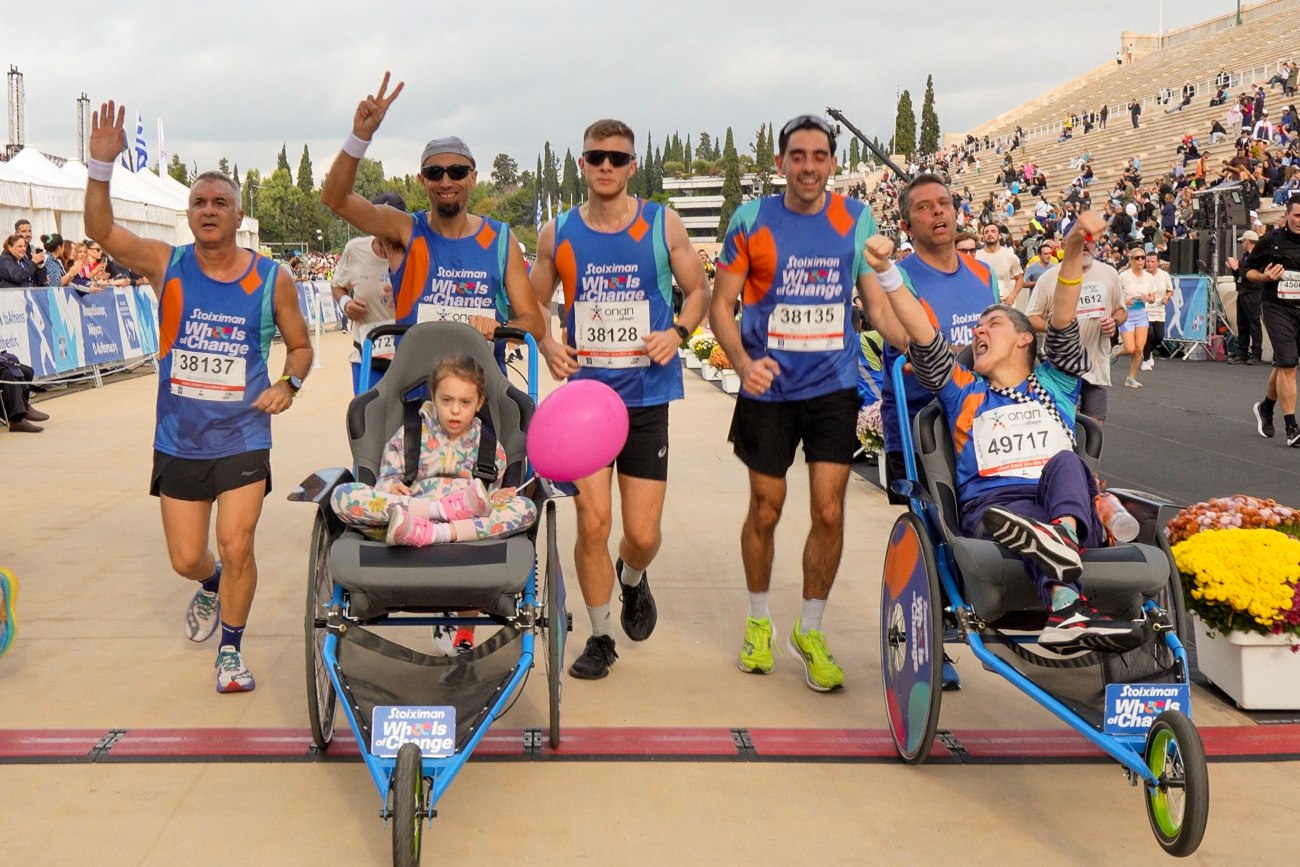 Αθλητισμός για όλους με τη Stoiximan Wheels of Change για τρίτη συνεχή χρονιά στον Αυθεντικό Μαραθώνιο της Αθήνας