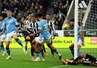 Νιουκάστλ – Μάντσεστερ Σίτι 2-1: Πάρτι του Μπαρνς στο «Σεντ Τζέιμς Παρκ»