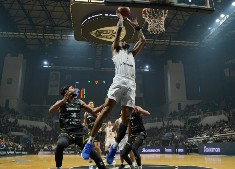 ΠΑΟΚ – Μπράουνσβαϊγκ 88-87: Πήρε το «θρίλερ» και προκρίθηκε ως πρώτος (vid)