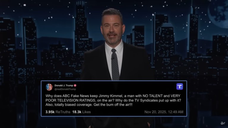 «Θα αποχωρήσω όταν αποχωρήσετε κι εσείς»: Η απάντηση του Τζίμι Κίμελ στον Ντόναλντ Τραμπ