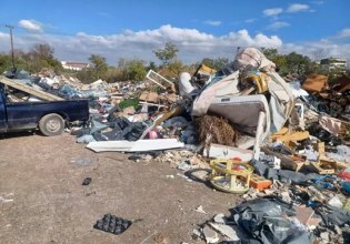 Θεσσαλονίκη: Πρώτη σύλληψη για απόρριψη μπάζων και ογκωδών αντικειμένων σε πεζοδρόμιο