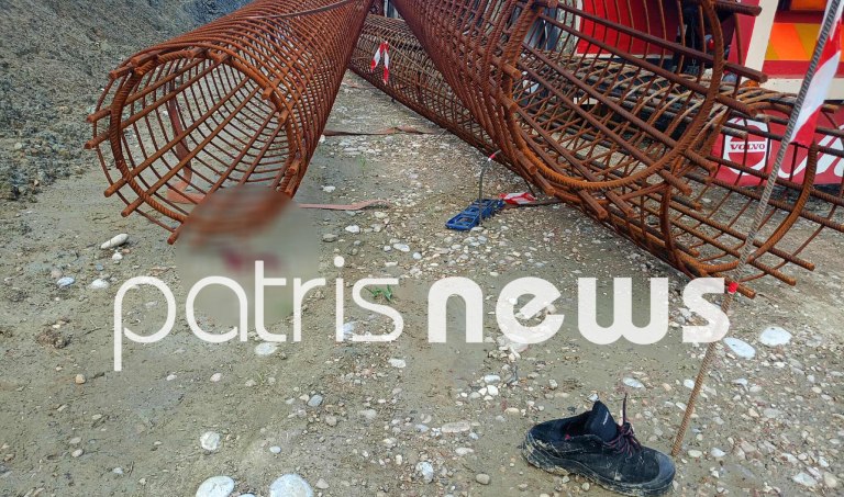 Εργατικό ατύχημα στην Ηλεία: Οδηγός φορτηγού καταπλακώθηκε από σίδερα κατά την εκφόρτωση