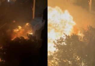 Τρομακτικό βίντεο από το Μπρονξ – Αυτοκίνητο εξερράγη και τυλίχθηκε στις φλόγες