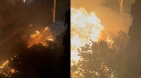 Τρομακτικό βίντεο από το Μπρονξ – Αυτοκίνητο εξερράγη και τυλίχθηκε στις φλόγες