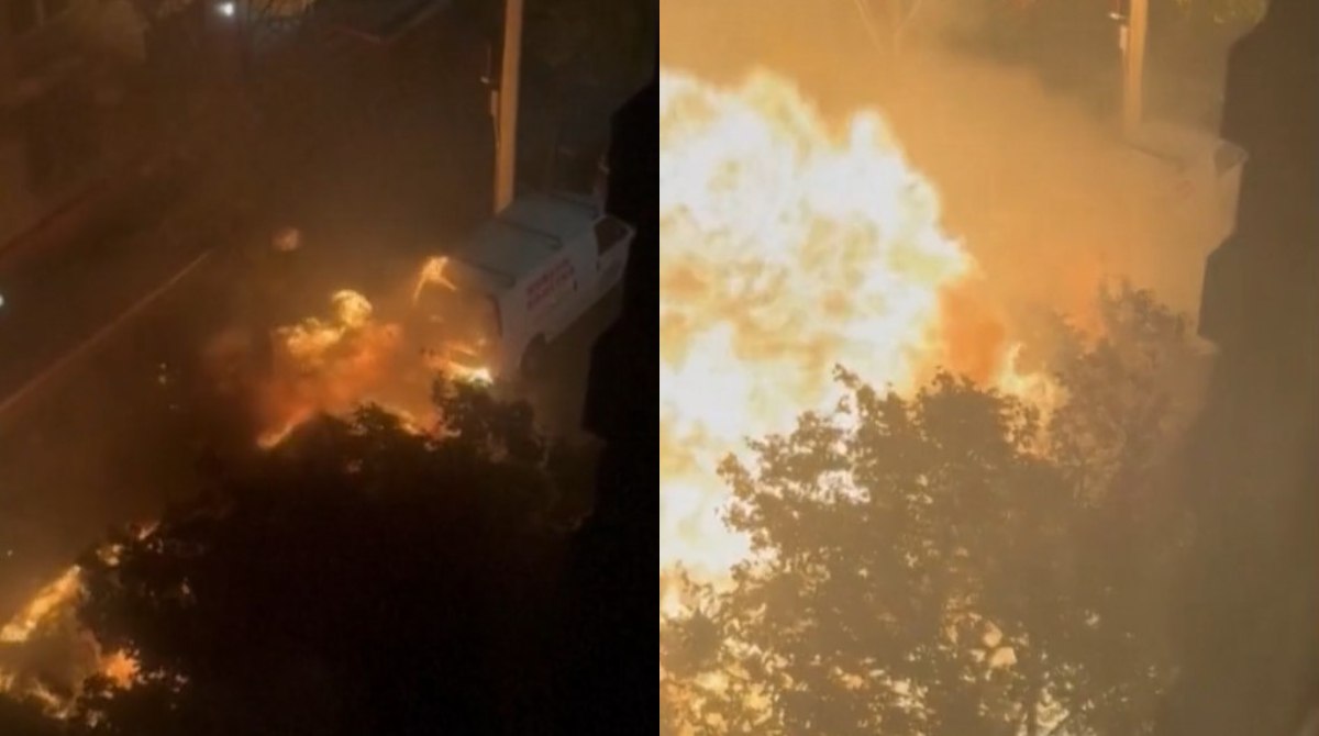 Τρομακτικό βίντεο από το Μπρονξ – Αυτοκίνητο εξερράγη και τυλίχθηκε στις φλόγες