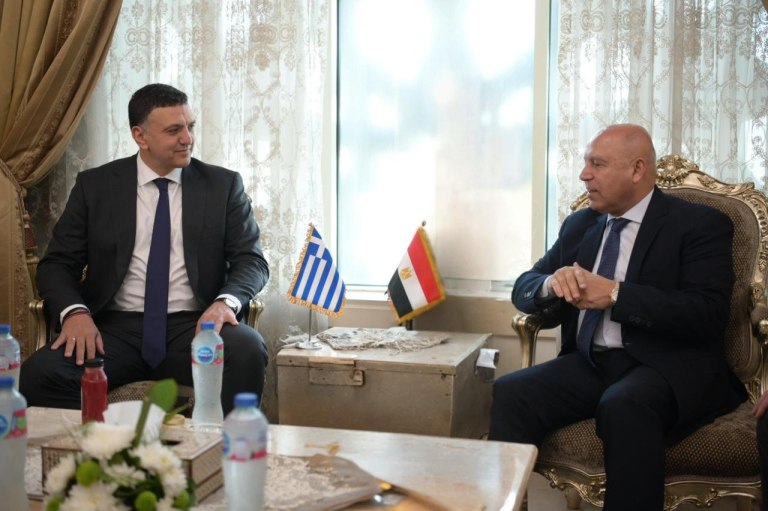 Κικίλιας με αντιπρόεδρο της Αιγύπτου: Ενισχύουμε τη συνεργασία σε ναυτιλία, λιμάνια και διεθνείς οργανισμούς