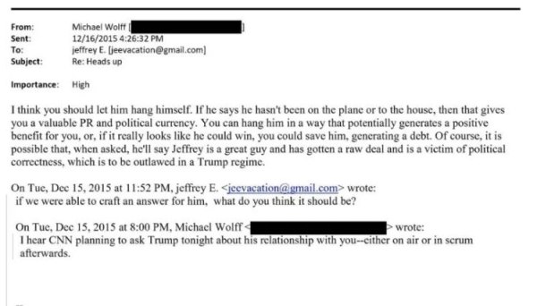 Οι Δημοκρατικοί δημοσίευσαν email του Έπσταϊν που αναφέρουν ότι ο Τραμπ «γνώριζε για τα κορίτσια»