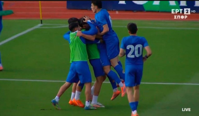 Εξαιρετική η Εθνική Ελπίδων προηγείται με 2-0 – Δείτε τα γκολ (vids)