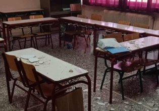 Πτώση σοβάδων σε Δημοτικό στην Ηγουμενίτσα